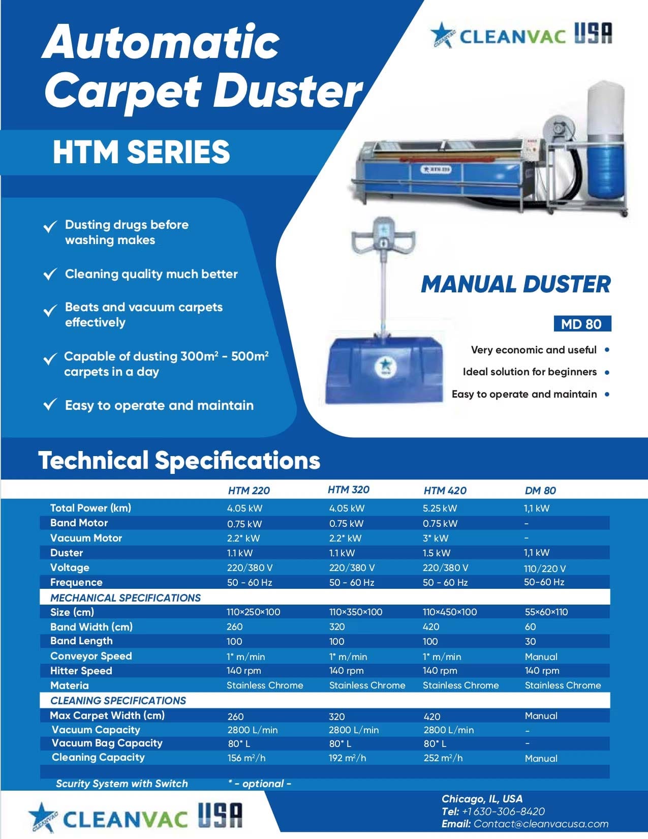 Automatic Rug Duster Machine