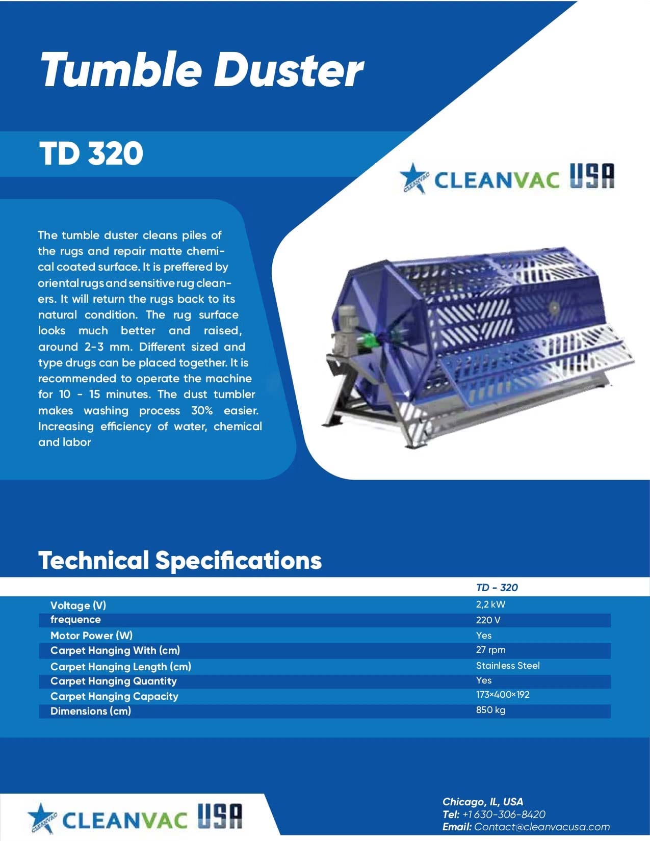 CleanVac Tumble Duster