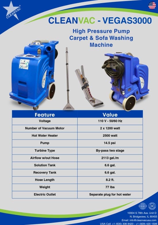 High-Pressure Carpet and Sofa Washing Machine