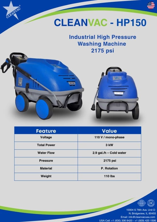 Industrial High Pressure Washing Machine